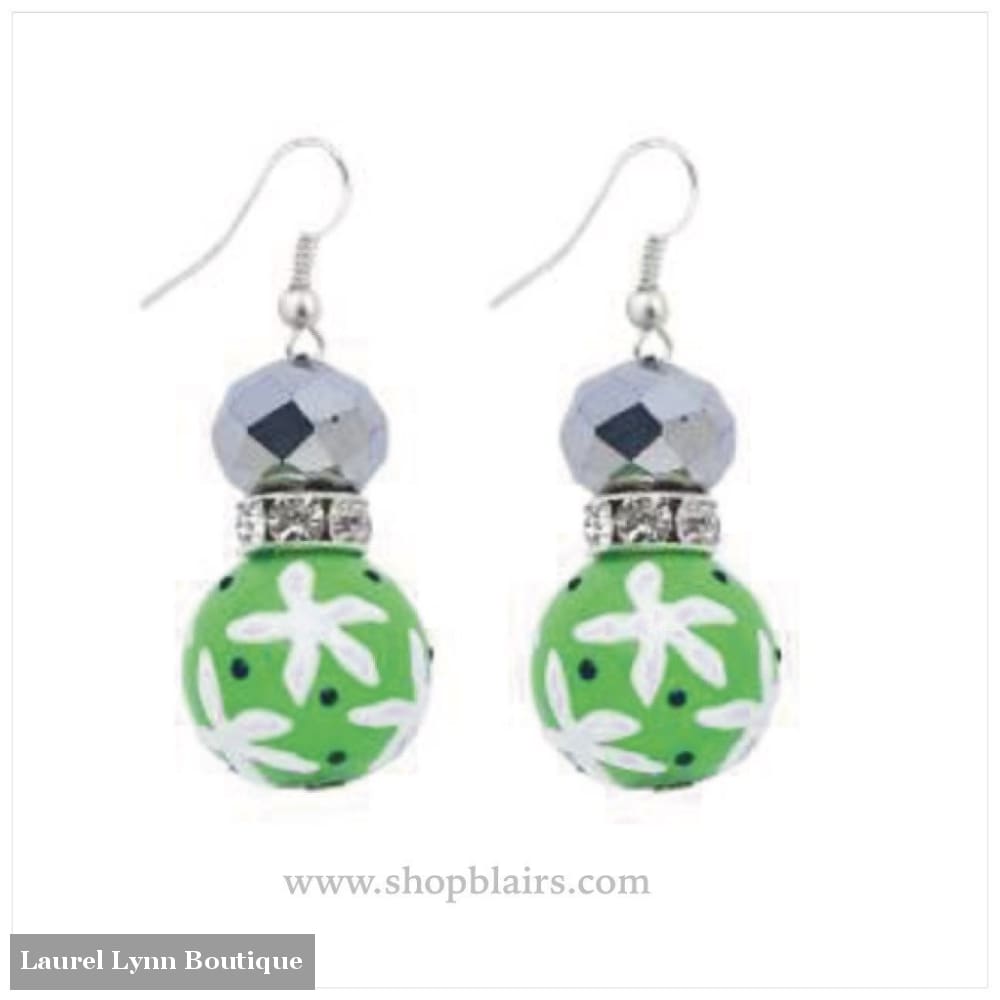 Blue & Green Dream Earrings #5300 - 5300 - Kate & Macy