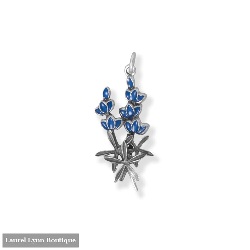 Enamel Bluebonnet Charm - 74770 - Liliana Skye