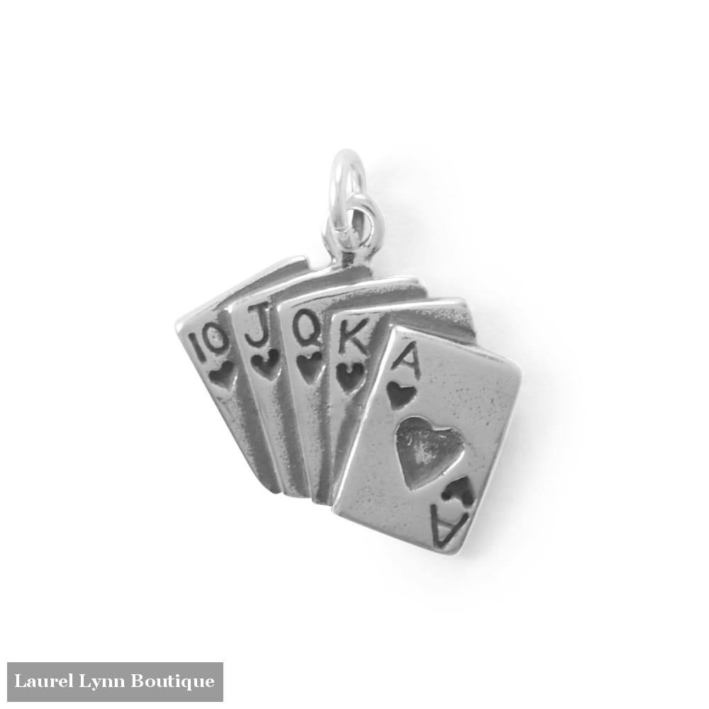 Winner Takes All! Royal Flush Cards Charm - 74553 - Liliana Skye