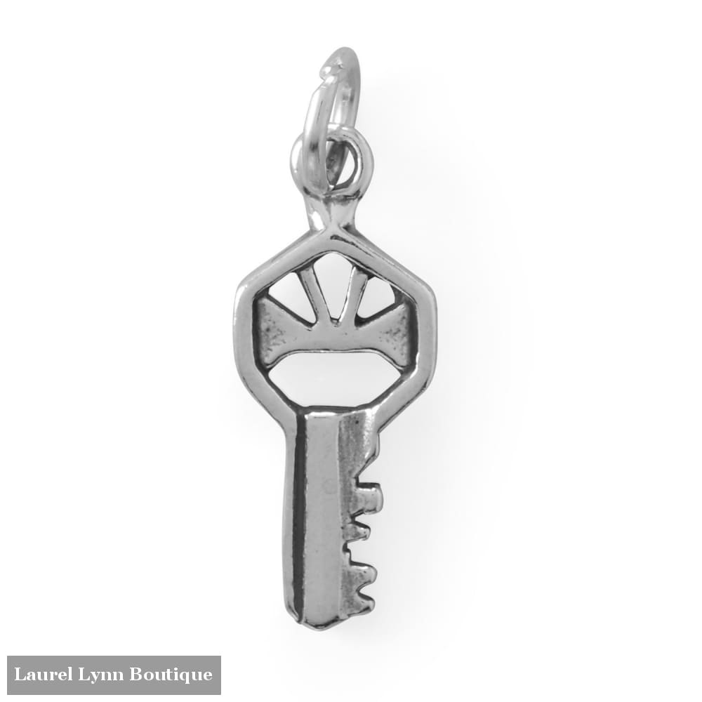 You Hold The Key! Oxidized Charm - 74572 - Liliana Skye