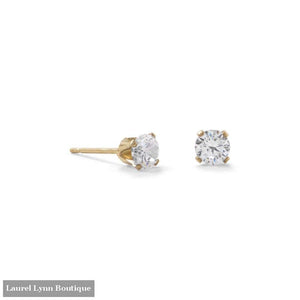 14/20 Gold Filled 4Mm Cz Stud Earrings - Liliana Skye - Blairs Jewelry & Gifts