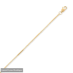 14/20 Gold Filled Dapped Cable Chain (1.3mm) - GFCPB20 - Liliana Skye