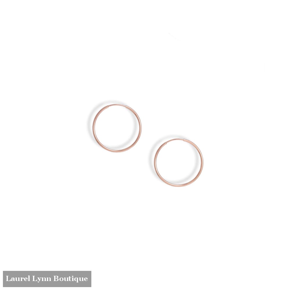 14/20 Rose Gold Filled 24mm Endless Hoop - 66702 - Liliana Skye