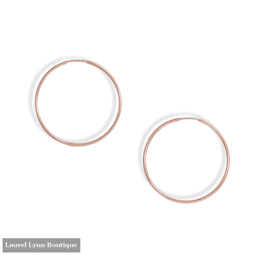 14/20 Rose Gold Filled 38mm Endless Hoop - 66703 - Liliana Skye