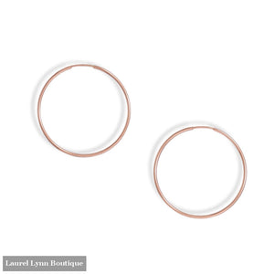14/20 Rose Gold Filled 38mm Endless Hoop - 66703 - Liliana Skye