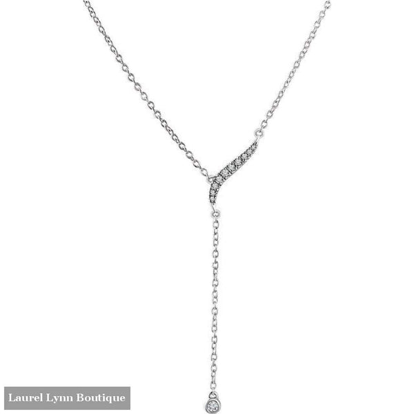 14K Diamond Y-Necklace - 14K White - 652841 - Stuller - Blairs Jewelry & Gifts