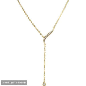14K Diamond Y-Necklace - 14K Yellow - 652841 - Stuller - Blairs Jewelry & Gifts
