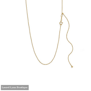 Adjustable 14/20 Gold-Filled Cable Chain - 34341 - Liliana Skye