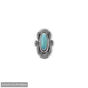 Admired Adornments! Native American Campitos Turquoise Ring - 83900-10 - Liliana Skye
