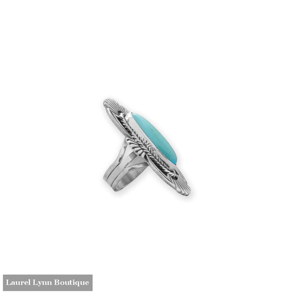 Admired Adornments! Native American Campitos Turquoise Ring - 83900-10 - Liliana Skye