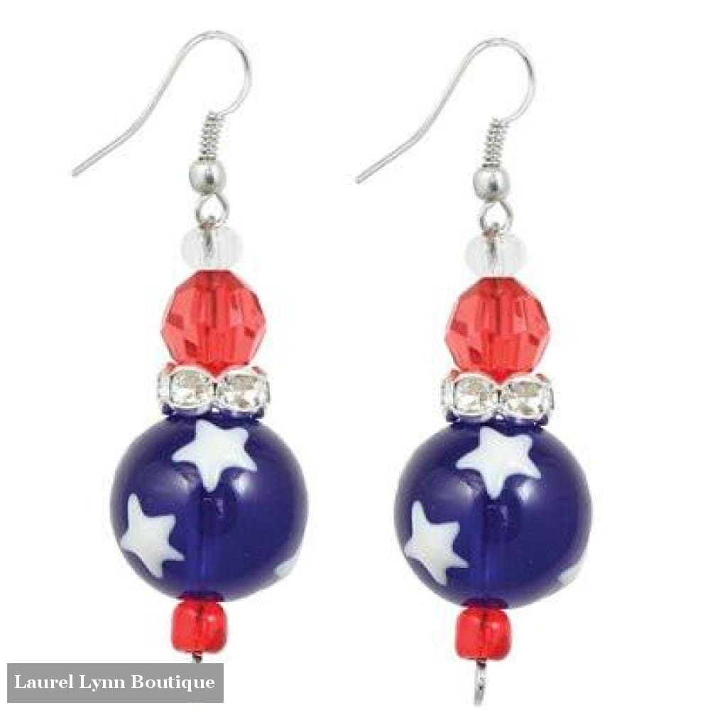 All for America Earrings #5116 - 5116 - Kate & Macy