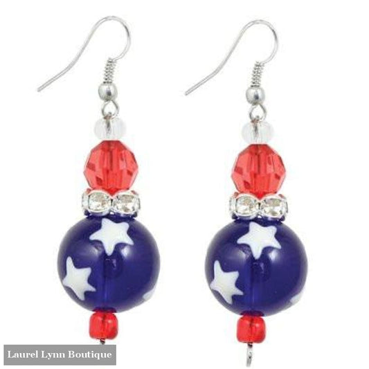 All for America Earrings #5116 - 5116 - Kate & Macy
