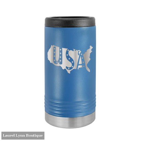 America Royal Blue Slim Can Beverage Holder - TWBH-AMER-RBLU - Viv & Lou