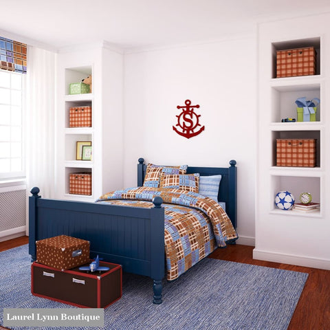 Anchor Monogram Wall Art - ALWD-ANCHOR - Viv & Lou