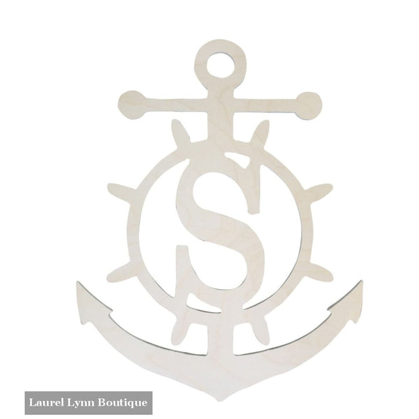 Anchor Monogram Wall Art - ALWD-ANCHOR - Viv & Lou