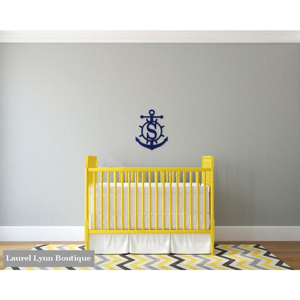 Anchor Monogram Wall Art - ALWD-ANCHOR - Viv & Lou