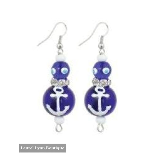 Anchors Away Earrings #5144 - 5144 - Kate & Macy