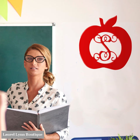Apple Monogram Wall Art - ALWD-APPLE - Viv & Lou