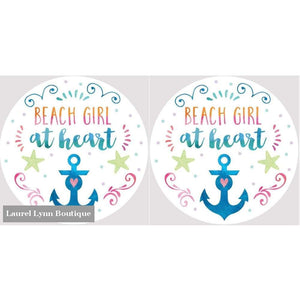 Beach Girl Car Coaster Set #4037 - Clementine Design - Blairs Jewelry & Gifts