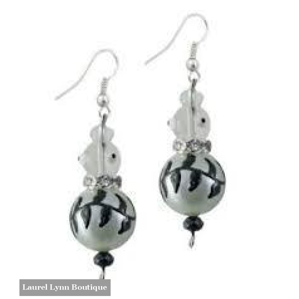 Black Birds Earrings #5184 (Discontinued) - 5184 - Kate & Macy