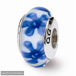 Blue Glass Bead - Qrs673 - Reflection Beads - Blairs Jewelry & Gifts