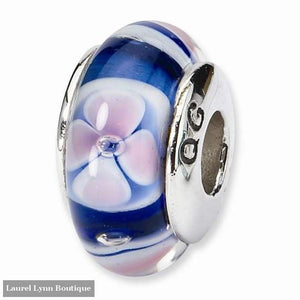 Blue Glass Bead - Qrs676 - Reflection Beads - Blairs Jewelry & Gifts