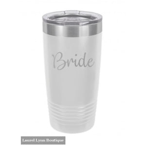 Bride 20oz Tumbler - TWB20-BRIDE-WHT - Wholesale Boutique