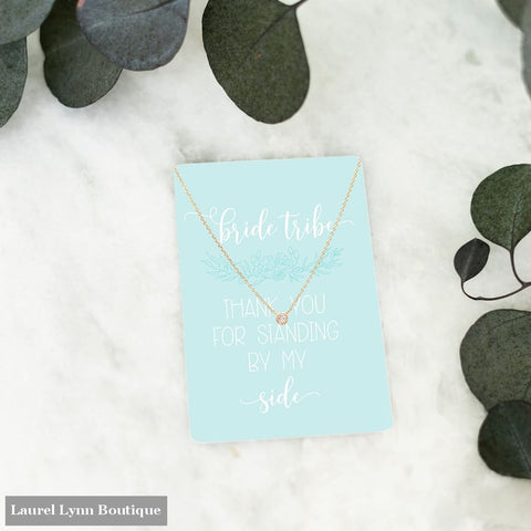 Bride Tribe Keepsake Necklace - VLJC-1414GD-BTRIBE - Laurel Lynn Boutique