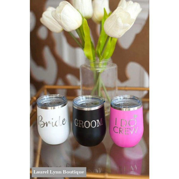 Bride Wine Tumbler - TWB12-BRIDE-TEAL-1 - Viv & Lou
