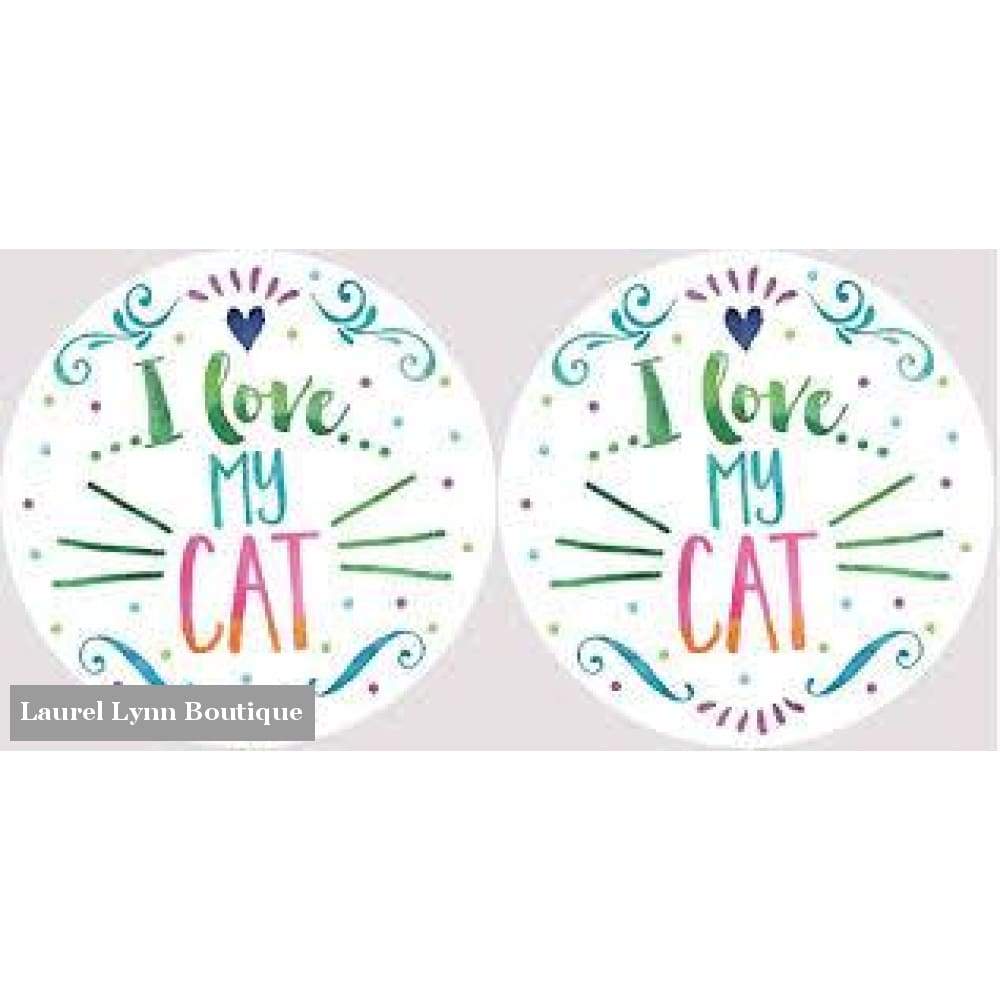 Cat Car Coaster Set #4050 - Clementine Design - Blairs Jewelry & Gifts