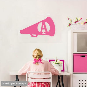 Cheer Megaphone Monogram Wall Art - ALWD-CHEER - Viv & Lou