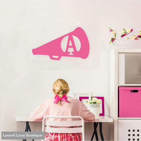 Cheer Megaphone Monogram Wall Art - ALWD-CHEER - Viv & Lou