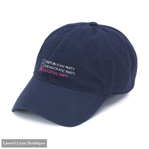 Cocktail Party Navy Cap - M190VL-NAVY-PARTY - Viv & Lou