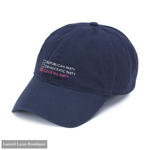 Cocktail Party Navy Cap - M190VL-NAVY-PARTY - Viv & Lou