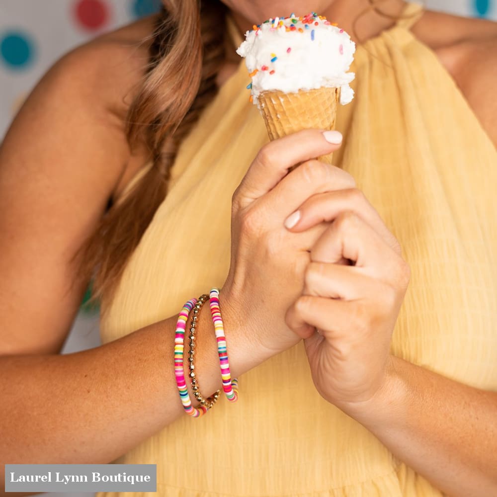 Colorful Bracelet Stack - VLJ1753-MULTI - Laurel Lynn Boutique