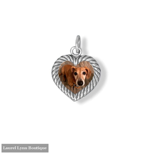 Double-Sided Heart Picture Frame Charm - 74755 - Liliana Skye