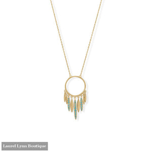 Dream Big! 16 + 2 Dream Catcher Inspired Necklace - 34371 - Liliana Skye