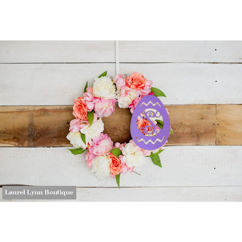 Easter Egg Monogram Wall Art - ALWD-EGG - Viv & Lou