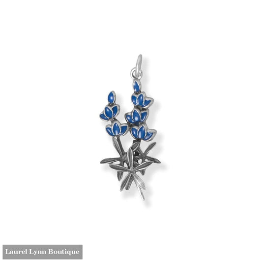 Enamel Bluebonnet Charm - 74770 - Liliana Skye