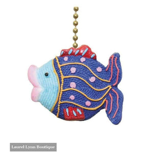 Fish Fan Pull - Clementine Design - Blairs Jewelry & Gifts