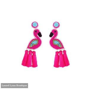Flirty Flamingo Earrings - VLJ2319-FLAM - Laurel Lynn Boutique
