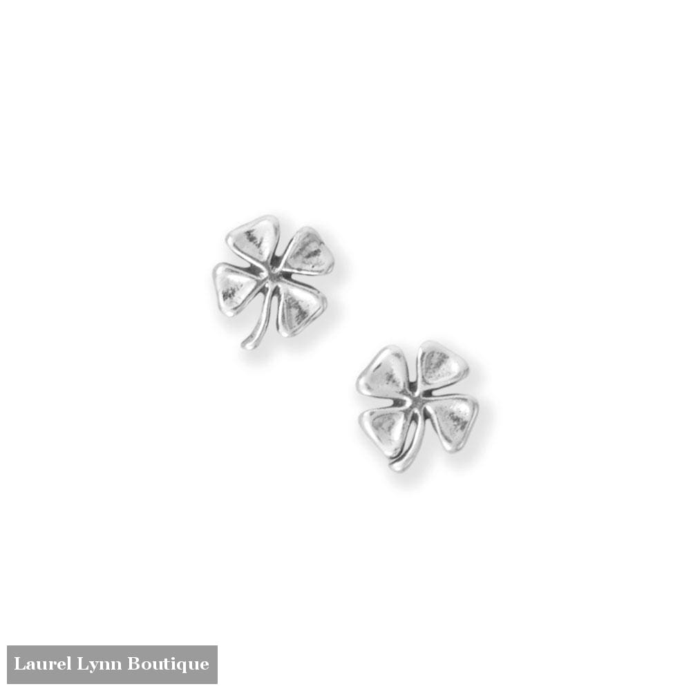 Four Leaf Clover Stud Earrings - 66773 - Liliana Skye