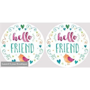 Friend Car Coaster Set #4058 - Clementine Design - Blairs Jewelry & Gifts
