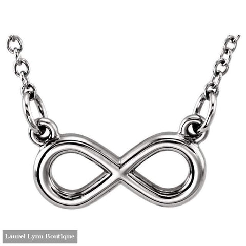 Infinity Necklace - 14K White - Stuller - Blairs Jewelry & Gifts