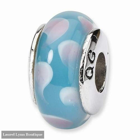 Light Blue Glass Bead - Qrs679 - Reflection Beads - Blairs Jewelry & Gifts