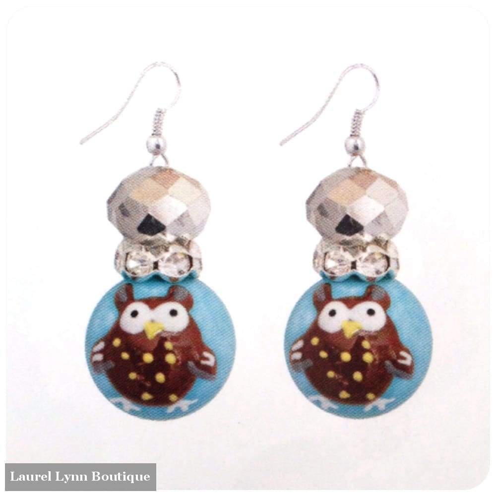 Little Owl Earrings #5225 - Kate & Macy Jewelry - Blairs Jewelry & Gifts