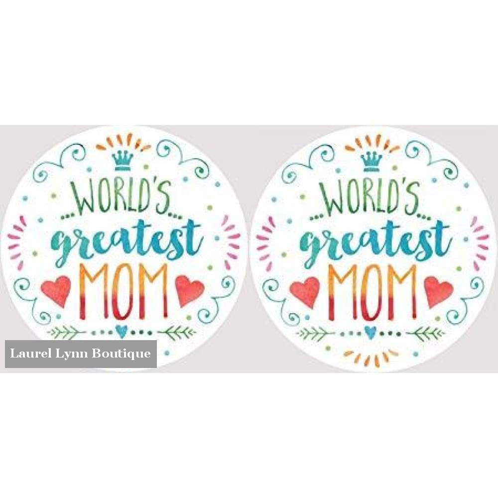 Mom Car Coaster Set #4053 - Clementine Design - Blairs Jewelry & Gifts