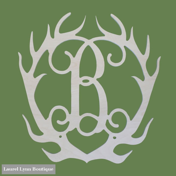 Monogram Wall Art - Antlers - ALWD_ANTLERS - Viv & Lou