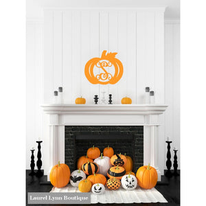 Monogram Wall Art - Pumpkin - ALWD-PUMPKIN - Viv & Lou