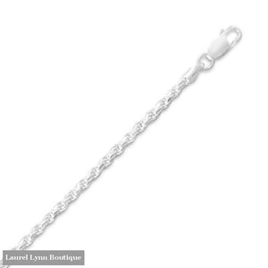 Overstock! 18 2.7mm Diamond Cut Rope Chain - LE1289 - Liliana Skye
